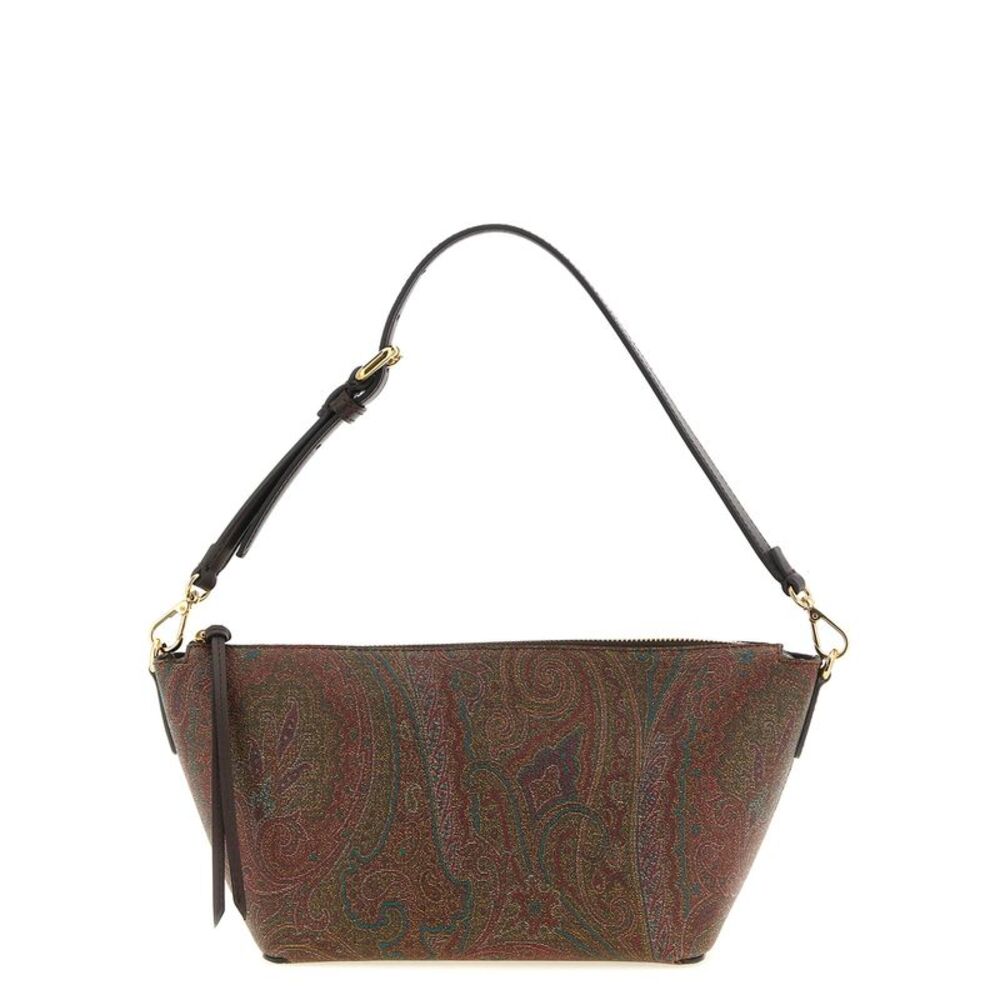 Etro Brown Cotton Crossbody Women's Bag